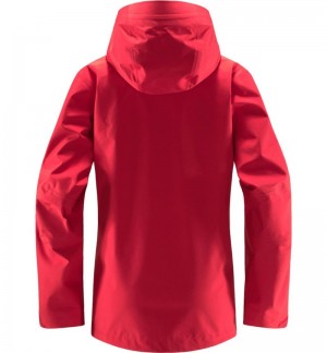 Women's Haglöfs Roc GTX Jacket Windbreaker Red Canada | ZT84-921