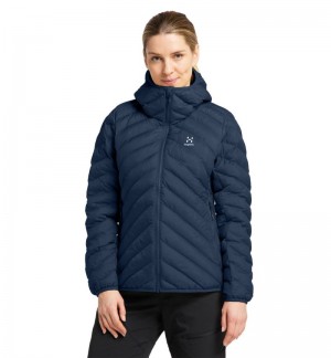 Women's Haglöfs Särna Mimic Hood Insulated Jackets Blue Canada | UE20-840