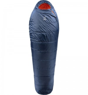 Women's Haglöfs Tarius +1 Sleeping Bags Deep Blue / Tangerine Canada | HC71-496