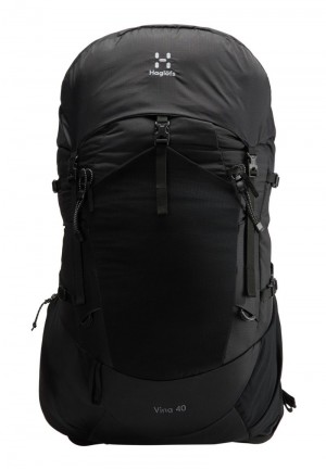 Women's Haglöfs Vina 40 Hiking Backpacks Black Canada | PW06-277