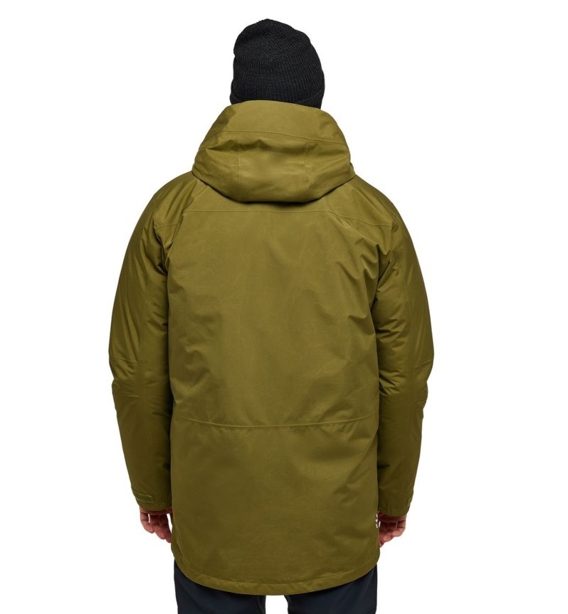 Men's Haglöfs Asp 3-in-1 GTX Parka Windbreaker Olive Green Canada | KG27-953