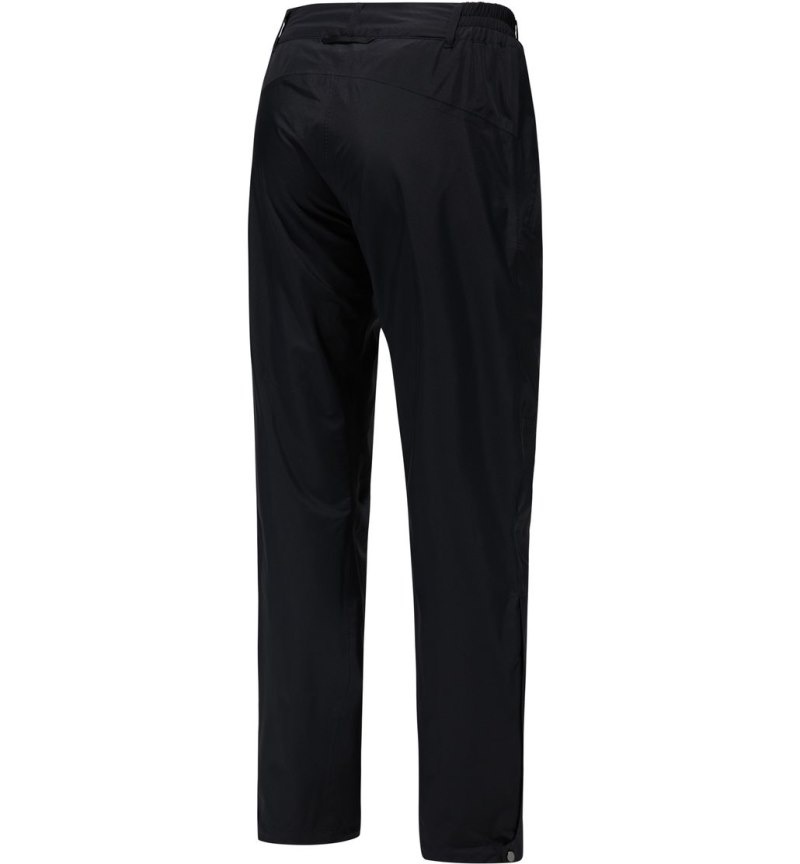 Men's Haglöfs Astral GTX Pant Waterproof Trousers Black Canada | SS69-720