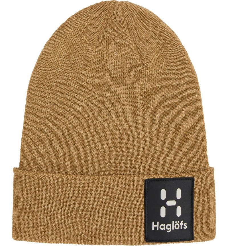 Men's Haglöfs Aze Beanie Beanies Brown Melange Canada | HS46-112