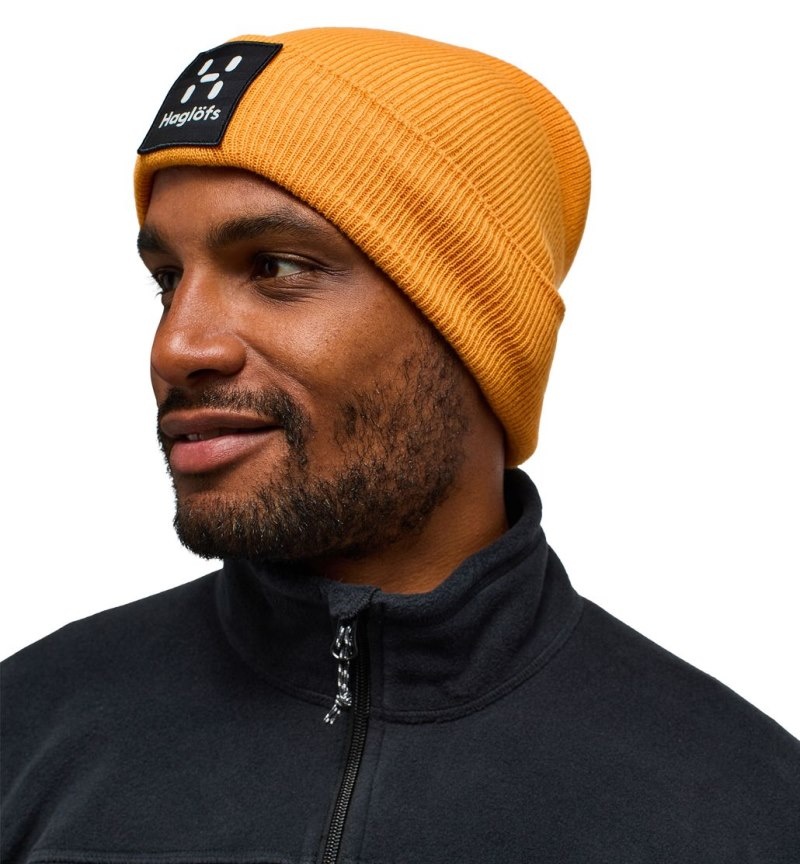 Men's Haglöfs Aze Beanie Beanies Yellow Canada | QA84-051