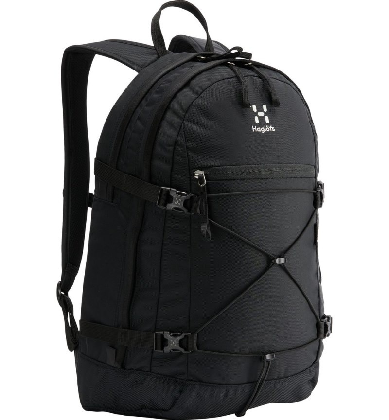 Men's Haglöfs Backup Daypacks & Laptop Backpacks Black Canada | NF01-921