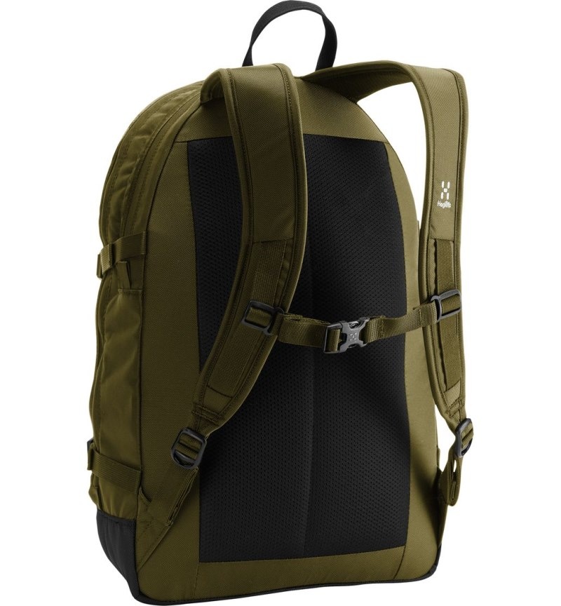 Men\'s Haglöfs Backup Daypacks & Laptop Backpacks Olive Green Canada | FY59-057