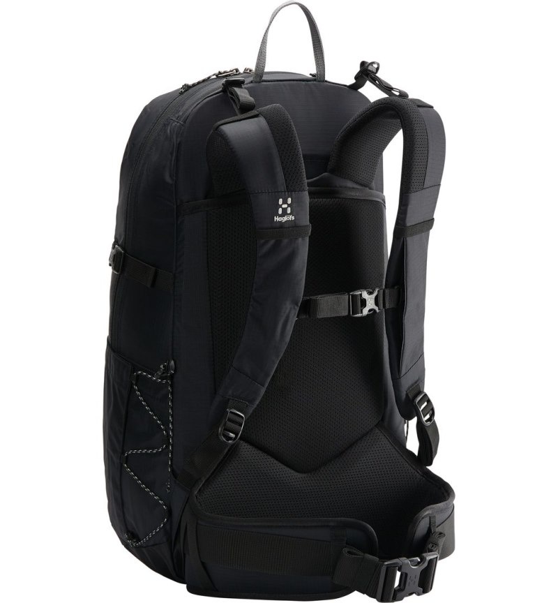 Men's Haglöfs Bäck 28 Hiking Backpacks Black Canada | YX09-440