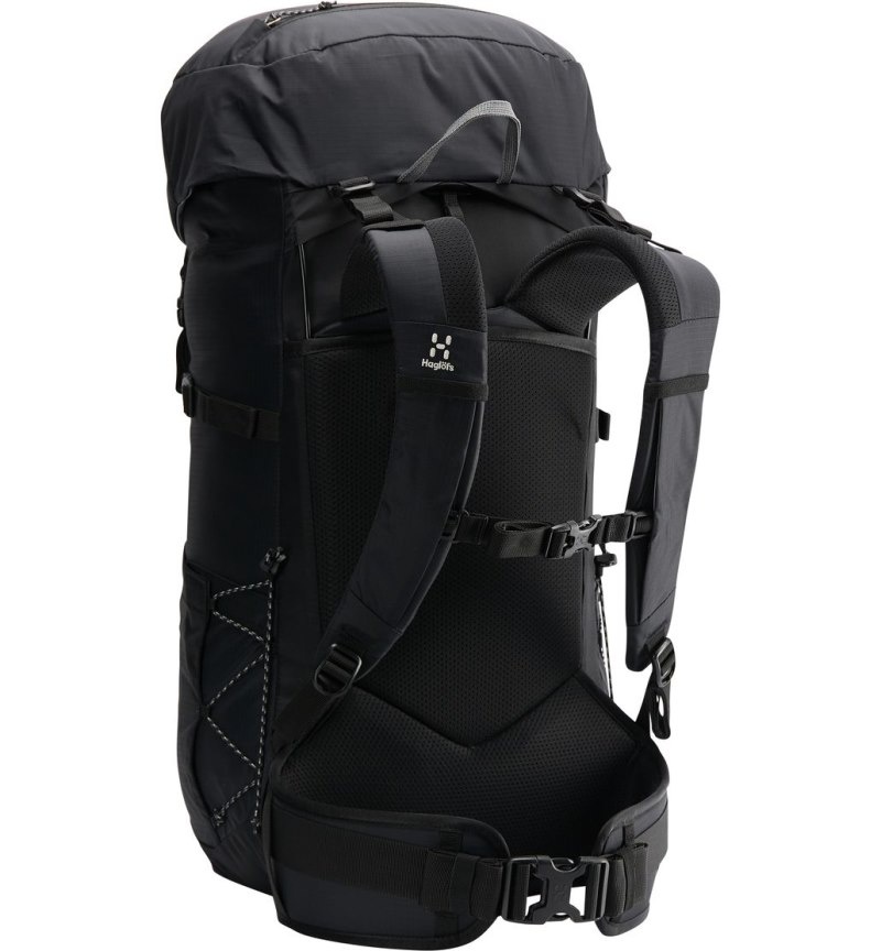 Men's Haglöfs Bäck 38 Hiking Backpacks Black Canada | TK11-343