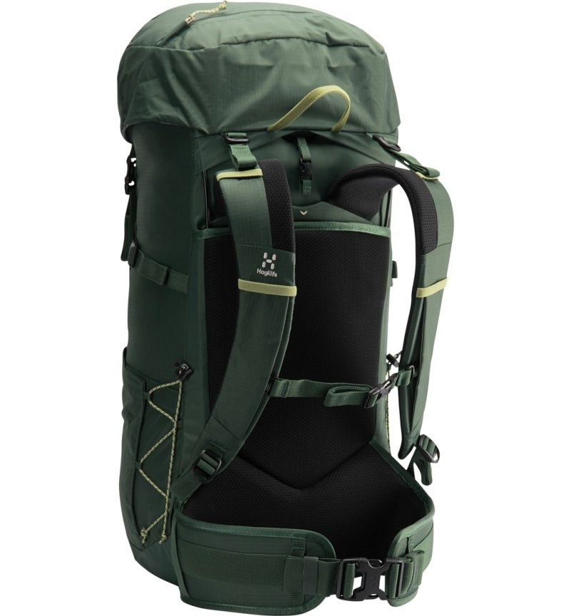 Men's Haglöfs Bäck 38 Hiking Backpacks Green / Green Canada | YT78-497