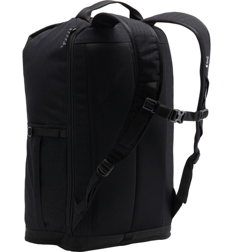 Men's Haglöfs Bergspår 25 Daypacks & Laptop Backpacks Black Canada | LH29-219