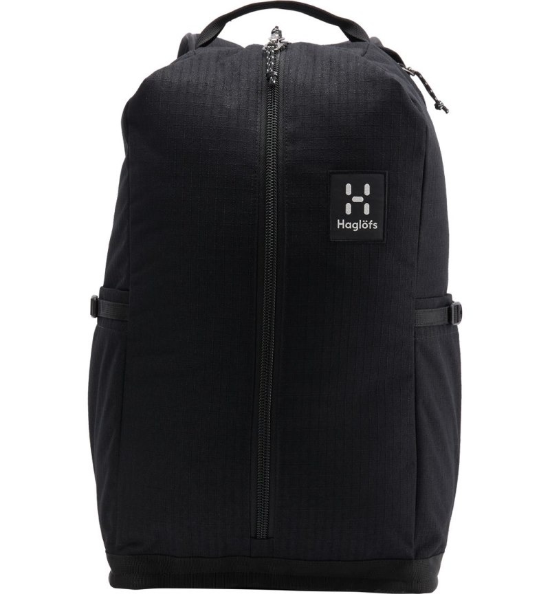 Men's Haglöfs Bergspår 25 Daypacks & Laptop Backpacks Black Canada | LH29-219