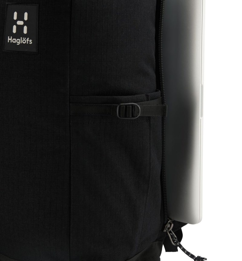 Men's Haglöfs Bergspår 25 Daypacks & Laptop Backpacks Black Canada | LH29-219