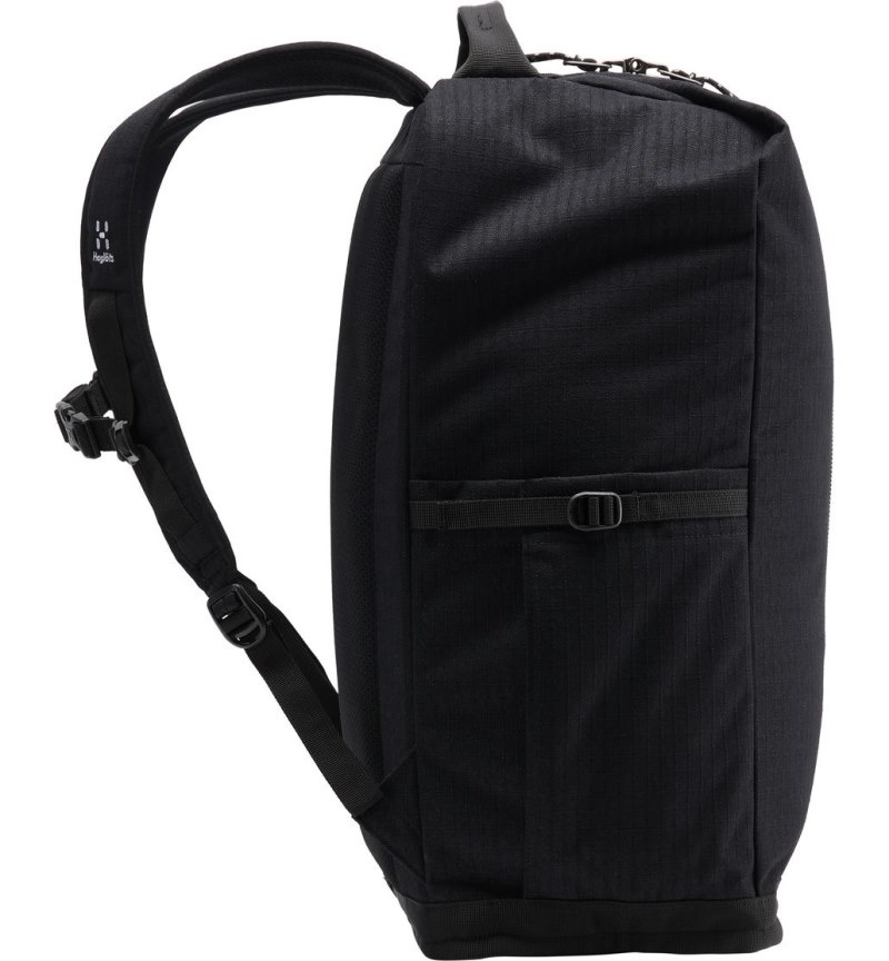 Men's Haglöfs Bergspår 25 Daypacks & Laptop Backpacks Black Canada | LH29-219