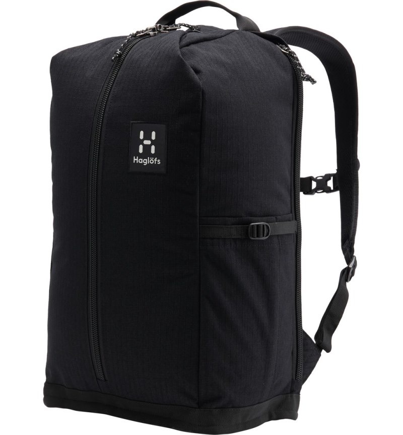 Men\'s Haglöfs Bergspår 25 Daypacks & Laptop Backpacks Black Canada | LH29-219