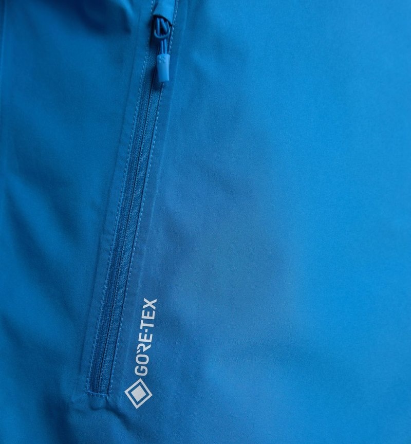 Men's Haglöfs Betula GTX Jacket Windbreaker Blue Canada | RS13-065