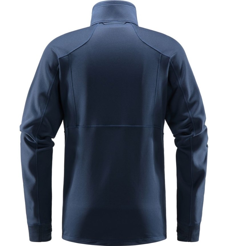 Men's Haglöfs Betula Jacket Fleece Jackets Blue Canada | SL79-309