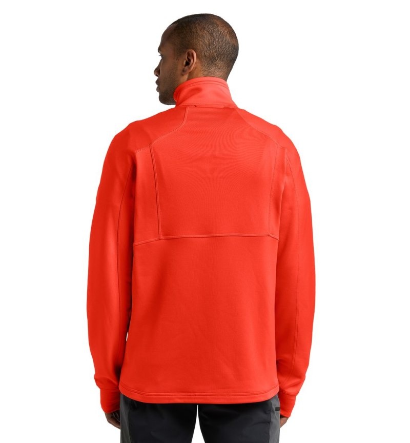 Men's Haglöfs Betula Jacket Fleece Jackets Habanero Canada | YN35-545