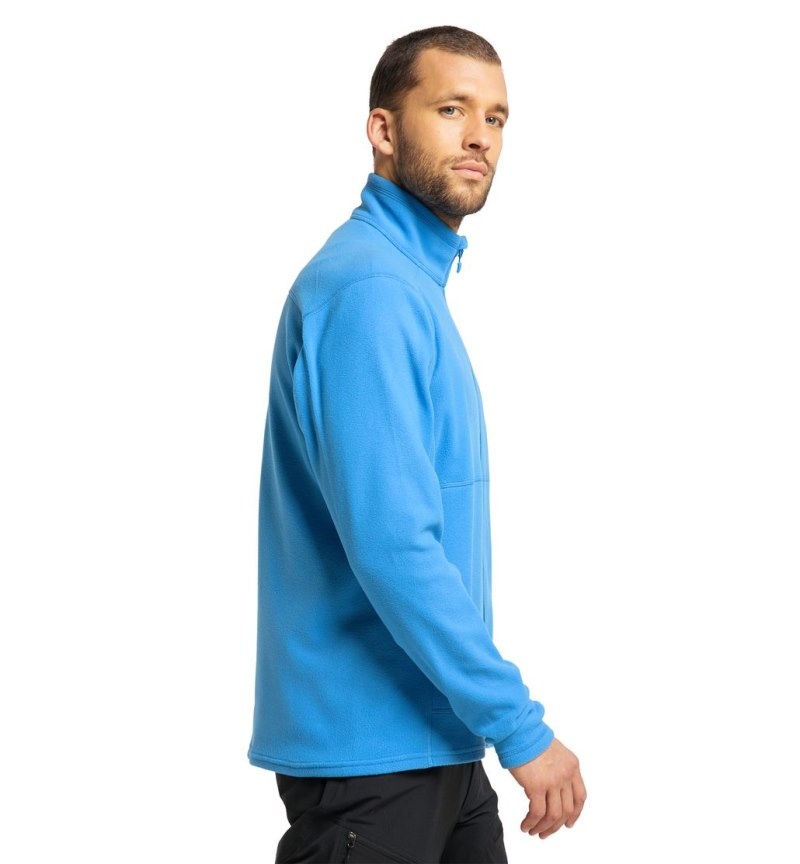 Men's Haglöfs Buteo Mid Jacket Fleece Jackets Blue Canada | KT01-563