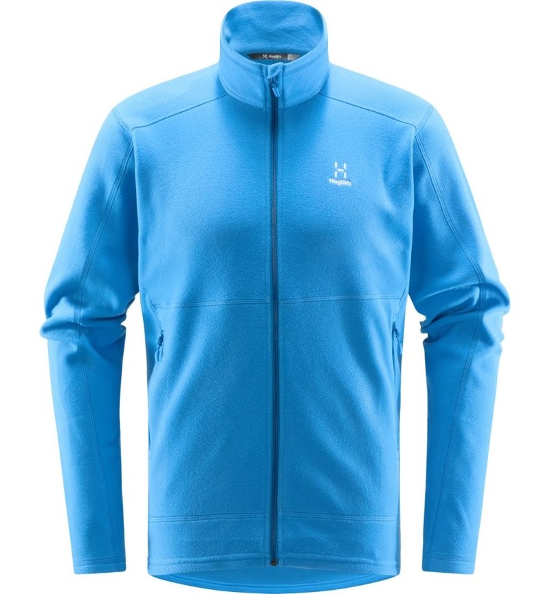 Men's Haglöfs Buteo Mid Jacket Fleece Jackets Blue Canada | KT01-563