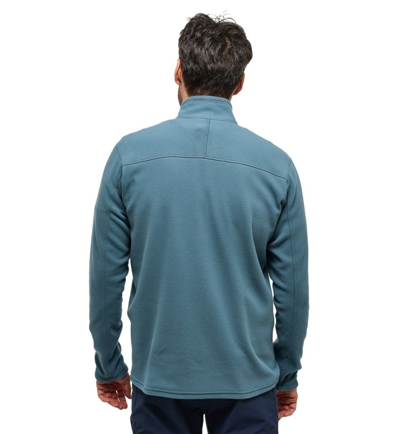 Men's Haglöfs Buteo Mid Jacket Fleece Jackets Blue Canada | SB39-564