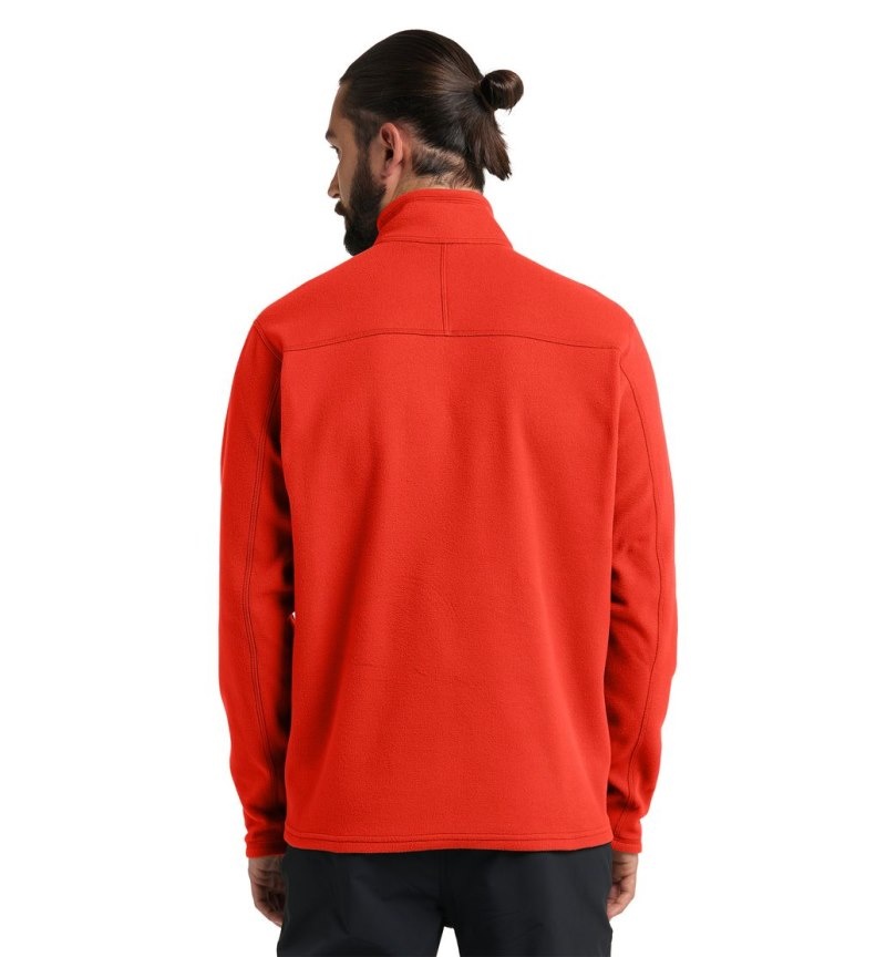 Men's Haglöfs Buteo Mid Jacket Fleece Jackets Habanero Canada | LM39-667