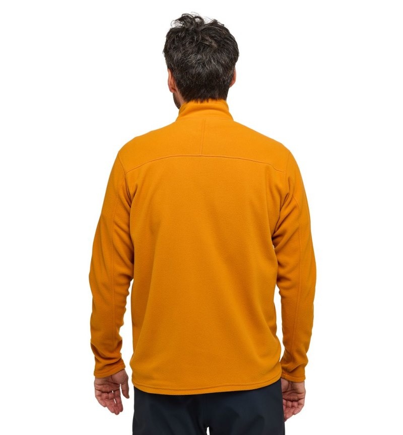 Men's Haglöfs Buteo Mid Jacket Fleece Jackets Yellow Canada | DM90-166