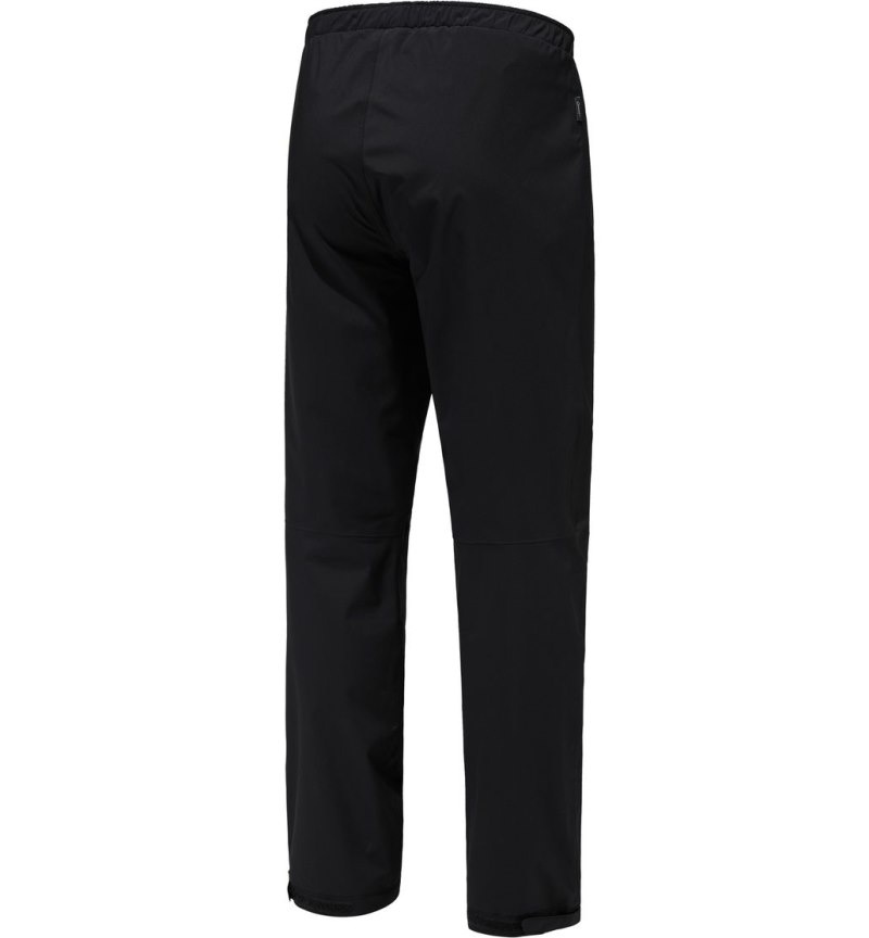 Men's Haglöfs Buteo Pant Waterproof Trousers Black Canada | TW51-811