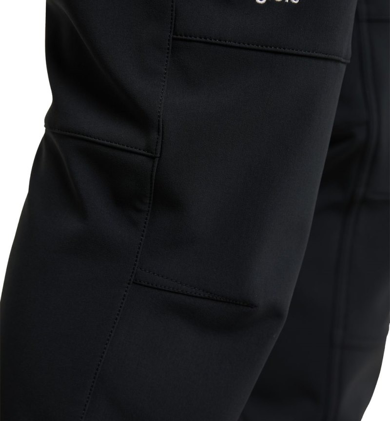 Men's Haglöfs Chilly Softshell Pant Softshell Trousers Black Canada | TU35-584