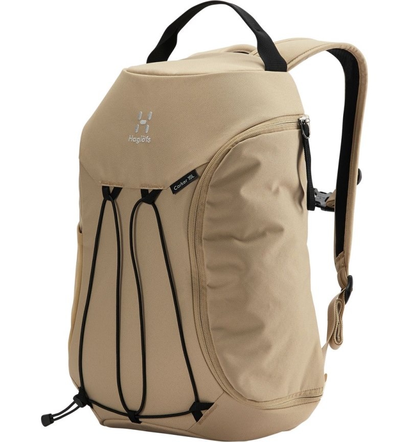 Men\'s Haglöfs Corker 15 Daypacks & Laptop Backpacks Beige Canada | HR86-784