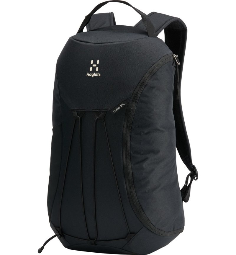 Men\'s Haglöfs Corker 20 Daypacks & Laptop Backpacks Black Canada | US89-189