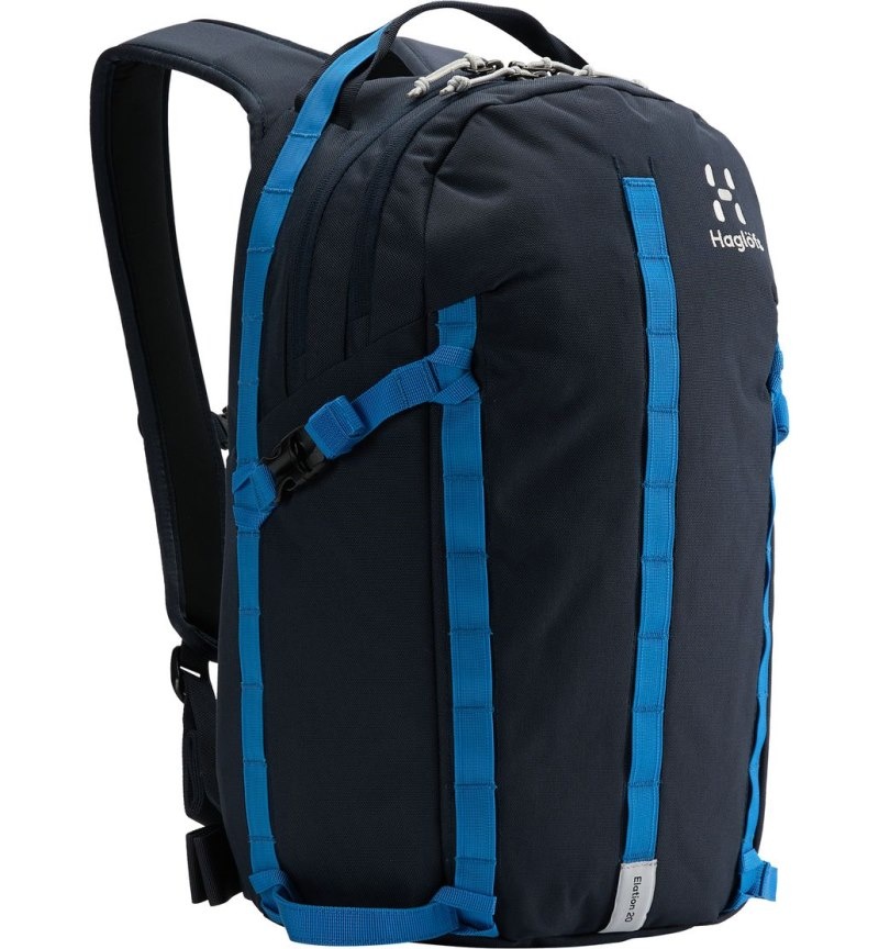 Men's Haglöfs Elation 20 Ski Backpacks & Climbing Backpacks Blue / Blue Canada | BA62-950