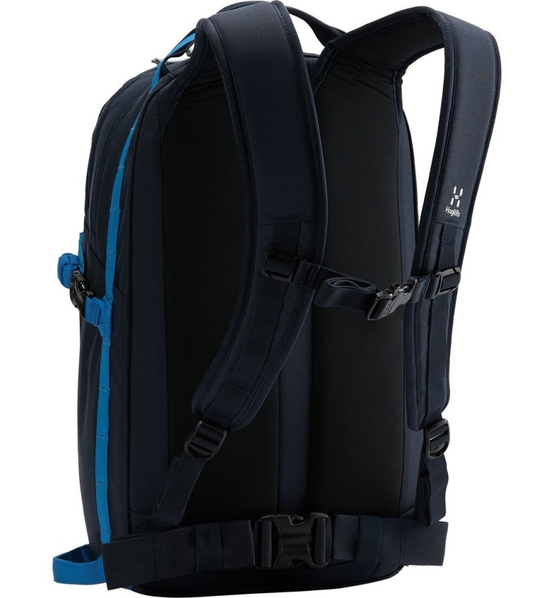 Men's Haglöfs Elation 20 Ski Backpacks & Climbing Backpacks Blue / Blue Canada | BA62-950