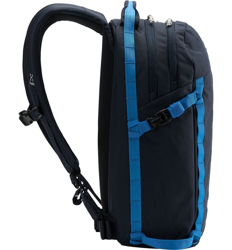 Men's Haglöfs Elation 20 Ski Backpacks & Climbing Backpacks Blue / Blue Canada | BA62-950