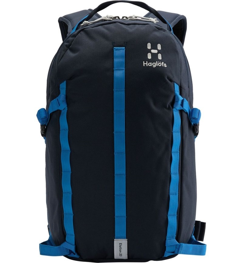 Men's Haglöfs Elation 20 Ski Backpacks & Climbing Backpacks Blue / Blue Canada | BA62-950