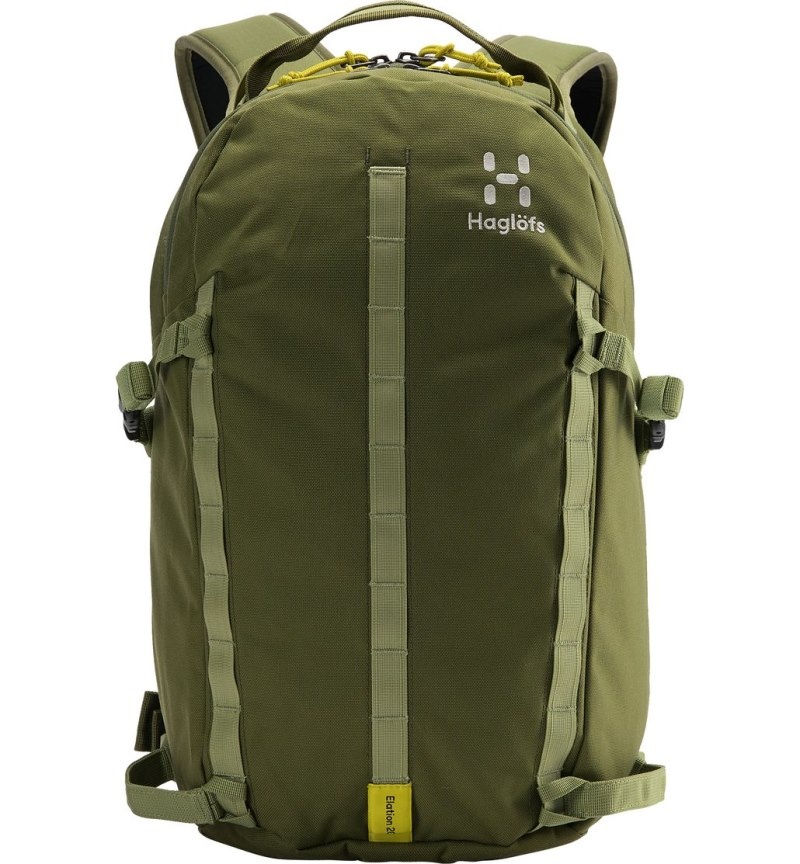 Men's Haglöfs Elation 20 Ski Backpacks & Climbing Backpacks Olive Green / Green Canada | VP05-688