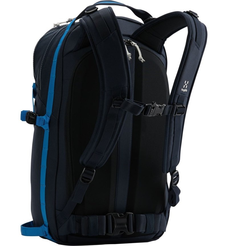 Men's Haglöfs Elation 30 Ski Backpacks & Climbing Backpacks Blue / Blue Canada | FZ97-294