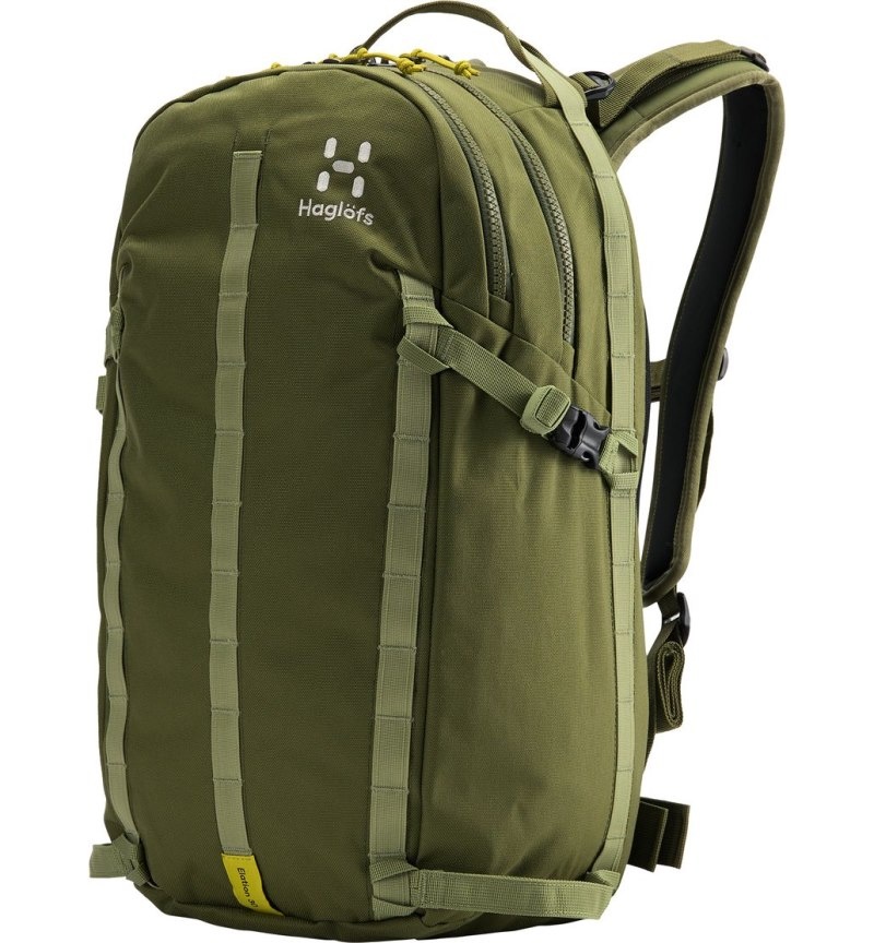 Men\'s Haglöfs Elation 30 Ski Backpacks & Climbing Backpacks Olive Green / Green Canada | US00-622