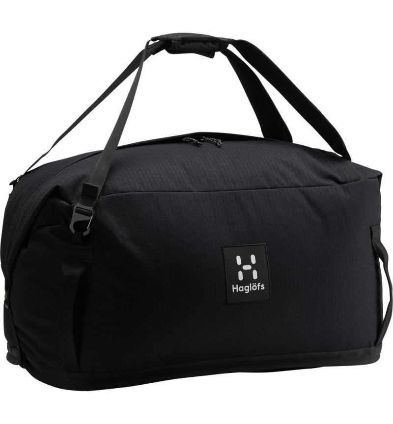 Men's Haglöfs Fjällfärd 90 Duffel Bags Black Canada | WC43-106