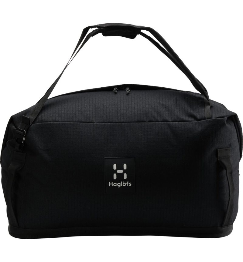 Men's Haglöfs Fjällfärd 90 Duffel Bags Black Canada | WC43-106