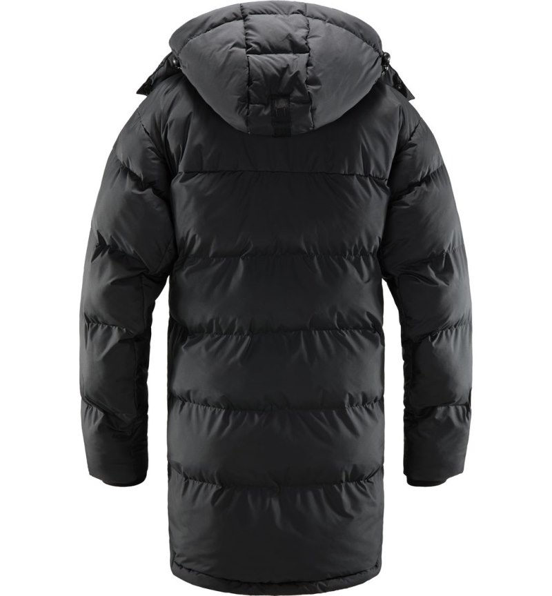 Men's Haglöfs Floda Mimic Parka Insulated Jackets Black Canada | YM98-927