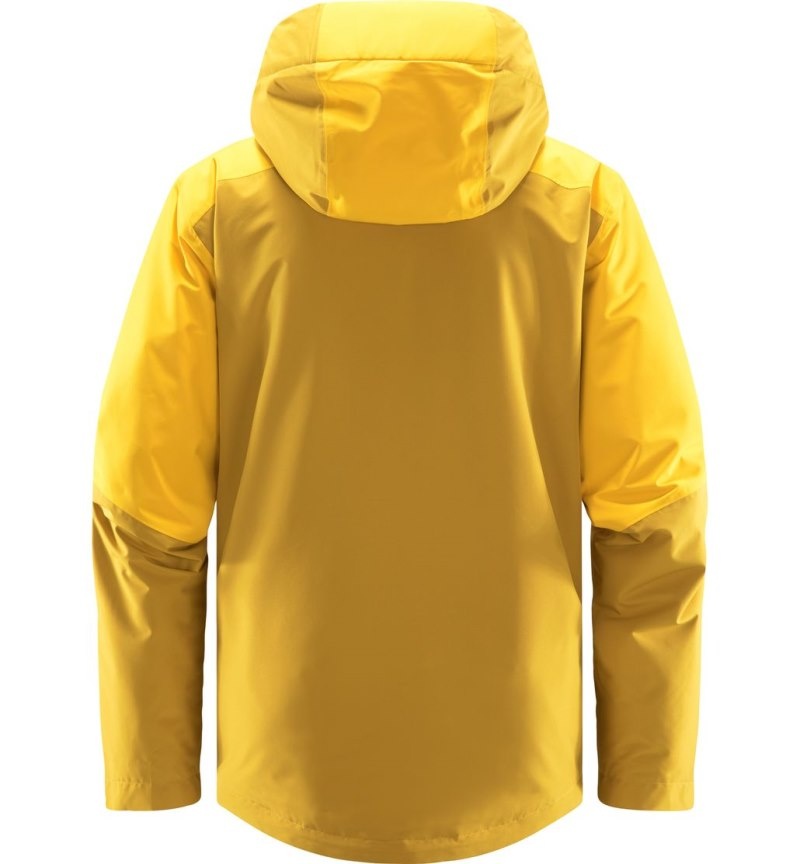 Men's Haglöfs Gondol Insulated Jacket Waterproof Jackets & Raincoats Autumn Leaves / Yellow Canada | VD11-586