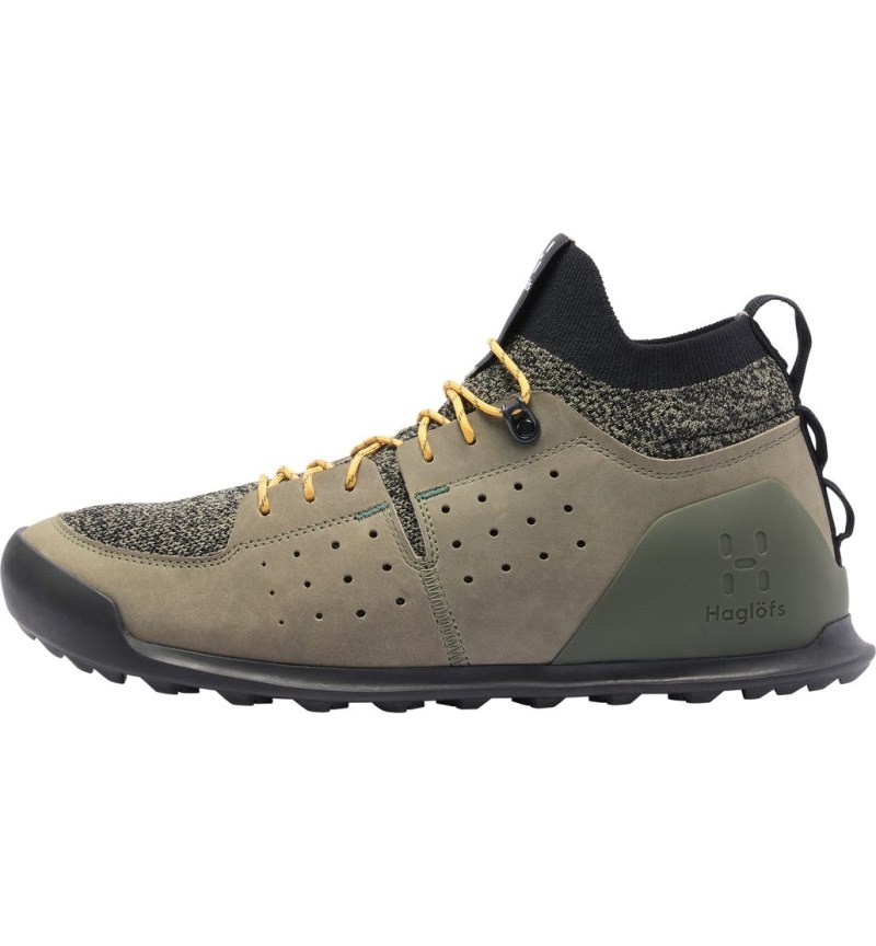 Men's Haglöfs Haglöfs Duality AT2 Low Hiking Shoes Lichen / Yellow Canada | FH77-403