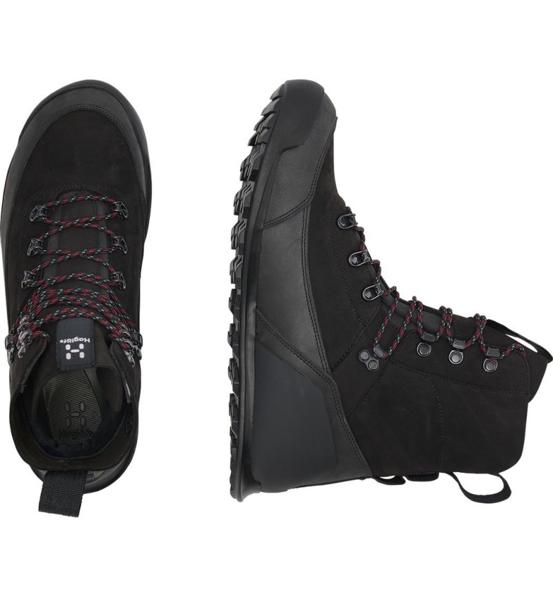 Men's Haglöfs Haglöfs Duality RT1 High Hiking Boots Black Canada | QV92-737