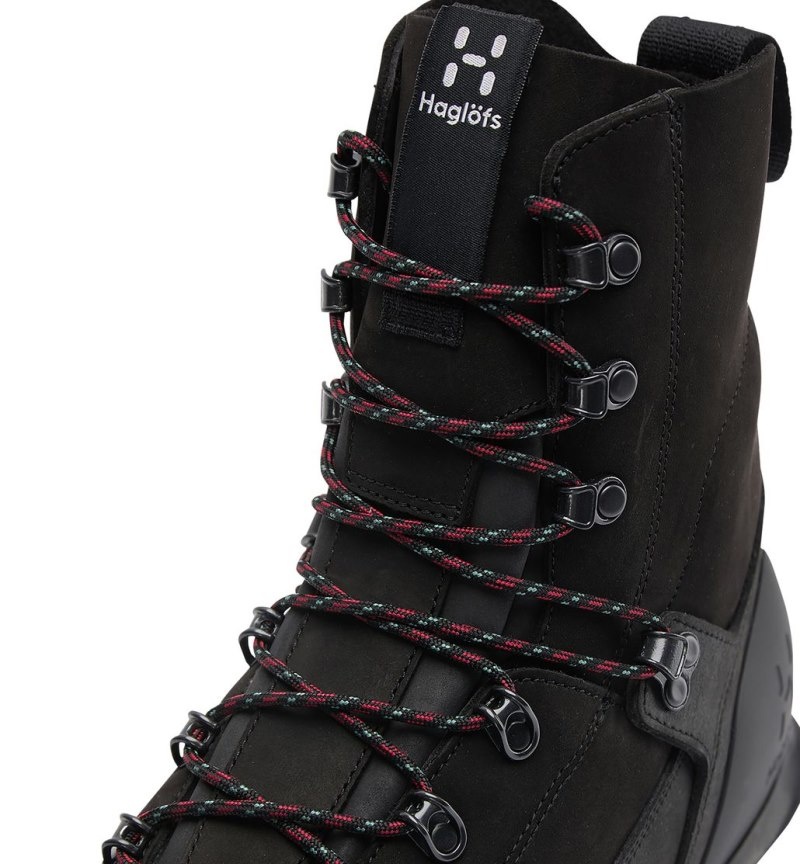 Men's Haglöfs Haglöfs Duality RT1 High Hiking Boots Black Canada | QV92-737