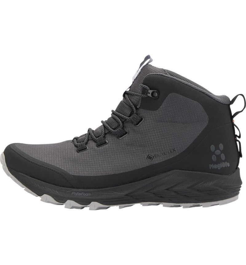 Men's Haglöfs Haglöfs L.I.M FH GTX Mid Hiking Shoes Black Canada | GE70-662