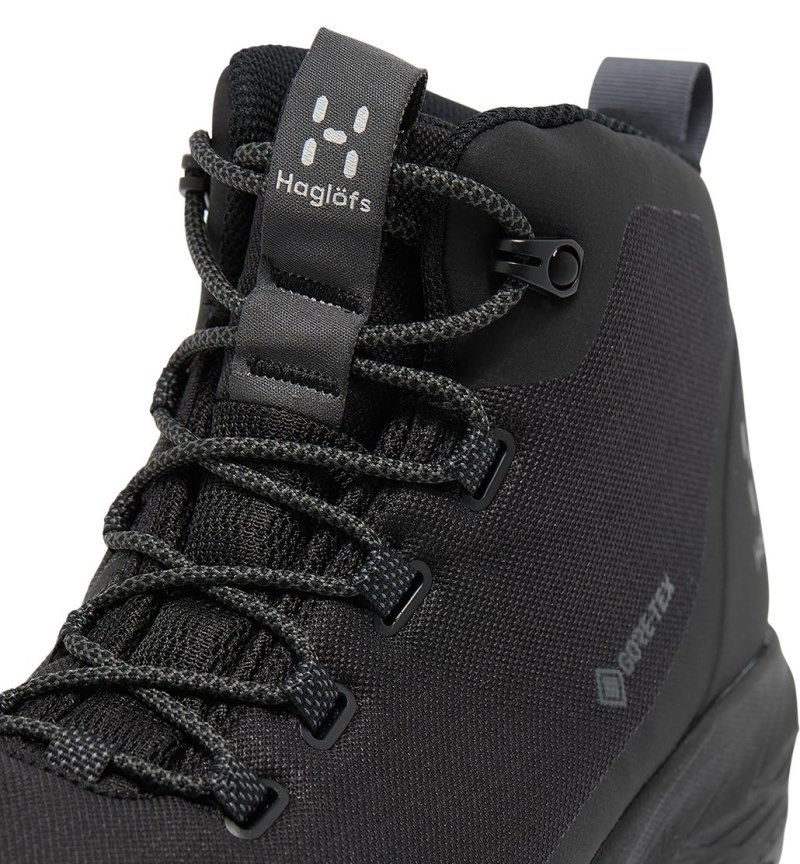 Men's Haglöfs Haglöfs L.I.M FH GTX Mid Hiking Shoes Black / Magnetite Canada | VW66-784