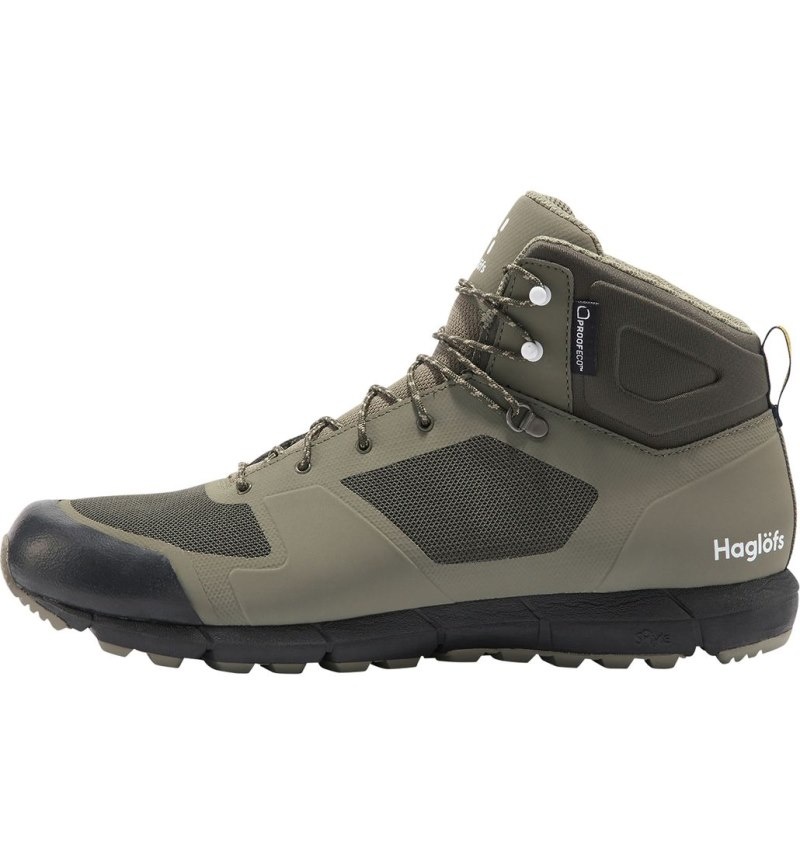 Men's Haglöfs Haglöfs L.I.M Proof Mid Hiking Shoes Green / Deep Woods Canada | SS94-141