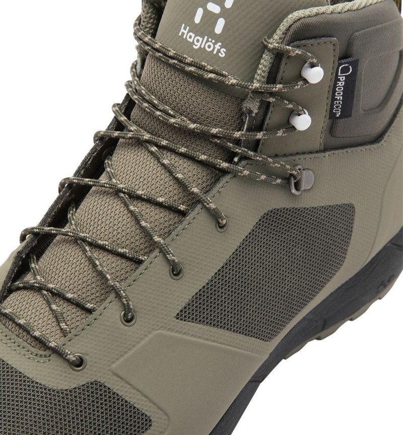 Men's Haglöfs Haglöfs L.I.M Proof Mid Hiking Shoes Green / Deep Woods Canada | SS94-141