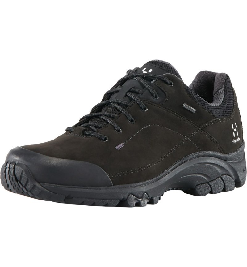 Men\'s Haglöfs Haglöfs Ridge GTX Low Hiking Shoes Black Canada | EP53-963