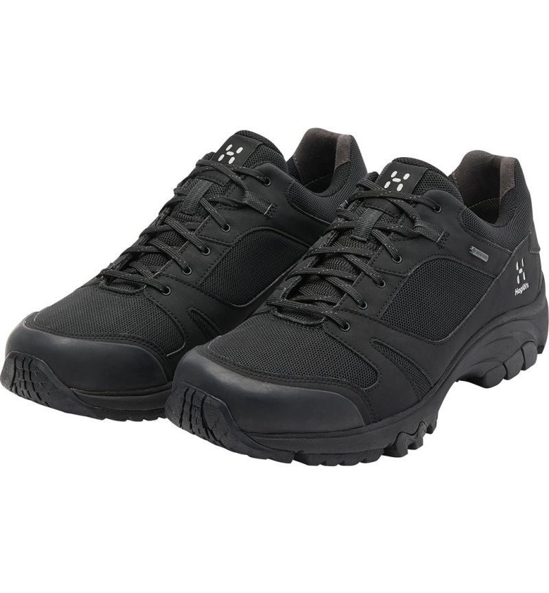 Men's Haglöfs Haglöfs Ridge Synthetic GTX Low Hiking Shoes Black Canada | WA03-931